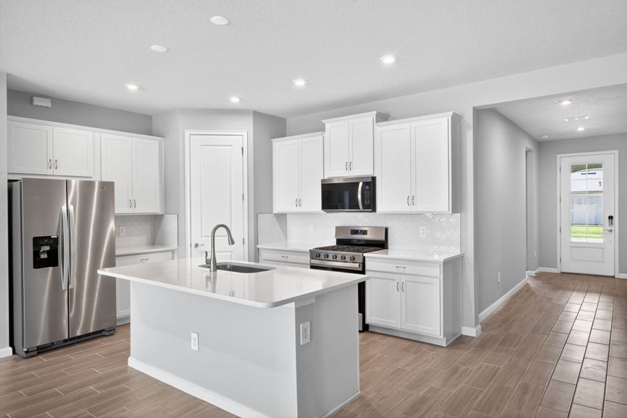 Furnished interior view inside a new home in Crosswind Ranch, Parrish (Image 4).