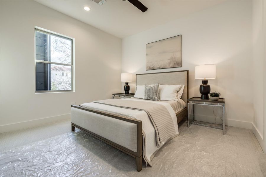 Furnished interior view inside a new home in , Houston (Image 25).