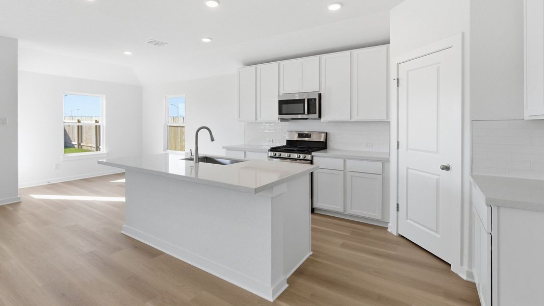 Furnished interior view inside a new home in Sky Ridge, San Marcos (Image 8).