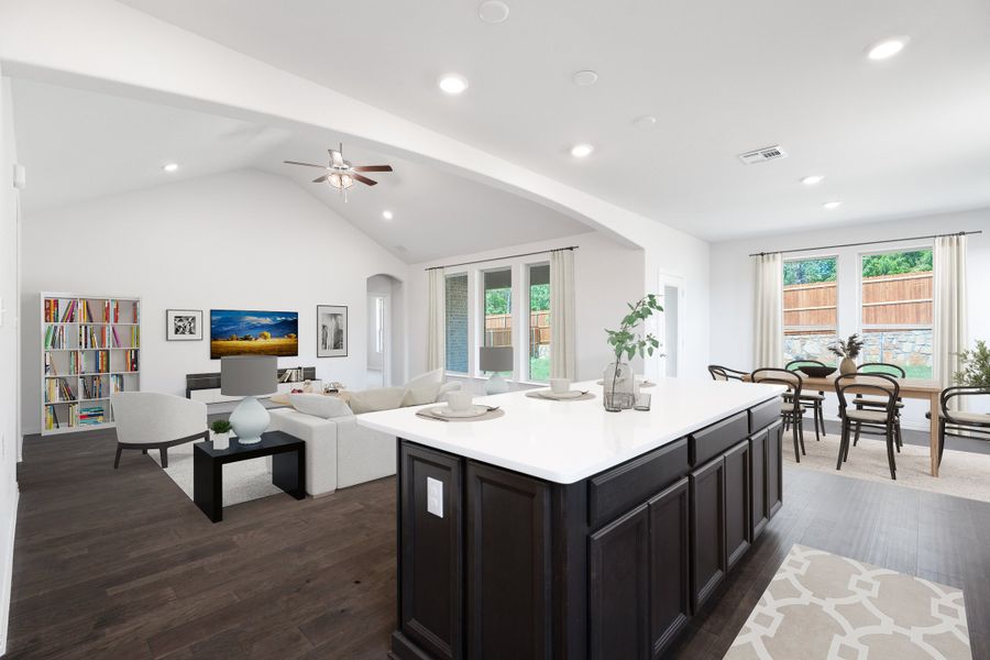 Representative furnished interior of a home built from the Stockdale by Beazer Homes in Enclave at Legacy Hills, Celina (Image 13).