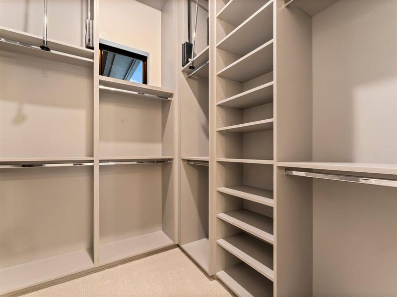 Primary Bedroom Closet 2 with Built-in Organizer