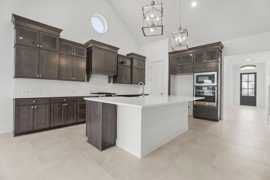 Furnished interior view inside a new home in Westland Ranch - 70' Homesites, League City (Image 16).