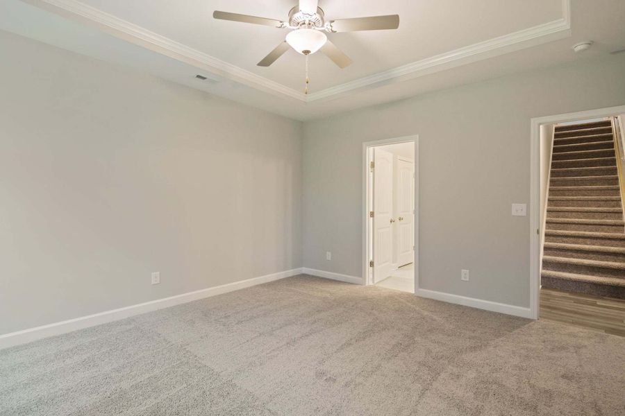 Representative unfurnished interior of a home built from the Garland by Caviness & Cates Communities in Bartlett Manor, Youngsville (Image 209). Representative unfurnished interior of a home built from the Garland by Caviness & Cates Communities in Bartlett Manor, Youngsville (Image 209).