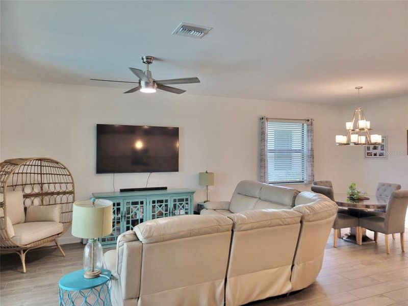 Furnished interior view inside a new home in , Estero (Image 8).
