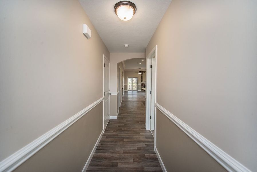 Representative unfurnished interior of a home built from the Inman by Enchanted Homes in Lonesome Dove, San Antonio (Image 21).
