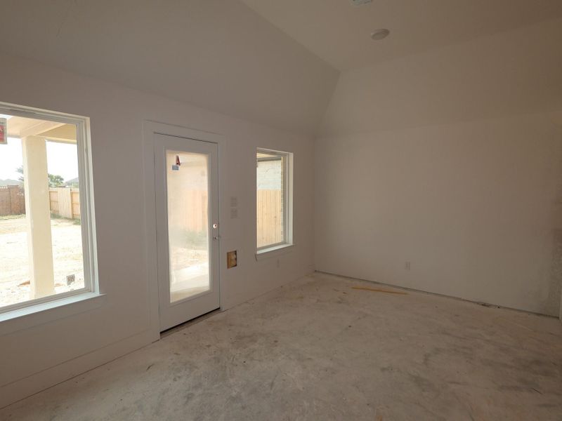 In-progress construction of a new home in Lago Mar, Santa Fe, TX (Image 29).