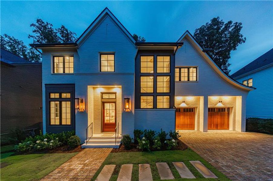 Front exterior of a new home in , Atlanta, GA, highlighting curb appeal (Image 39).