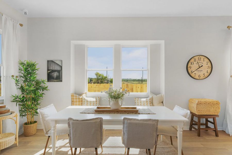 Representative furnished interior of a home built from the Wilshire by Chesmar Homes in Stream Waters, Buda (Image 6).