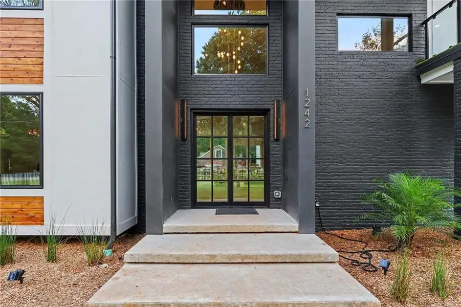 Exterior details and patio area of a home in , Atlanta (Image 3).
