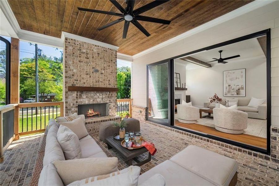 Furnished interior view inside a new home in , Decatur (Image 5).