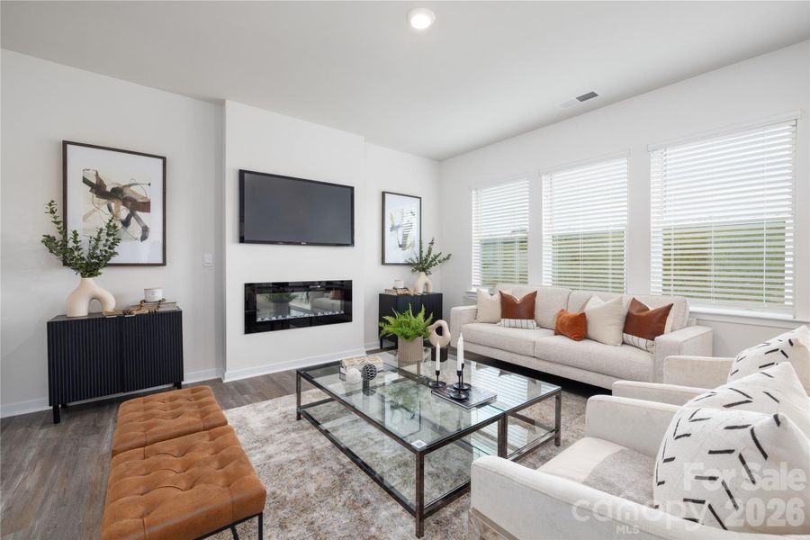 Furnished interior view inside a new home in Brinkley Ridge, Kings Mountain (Image 12).