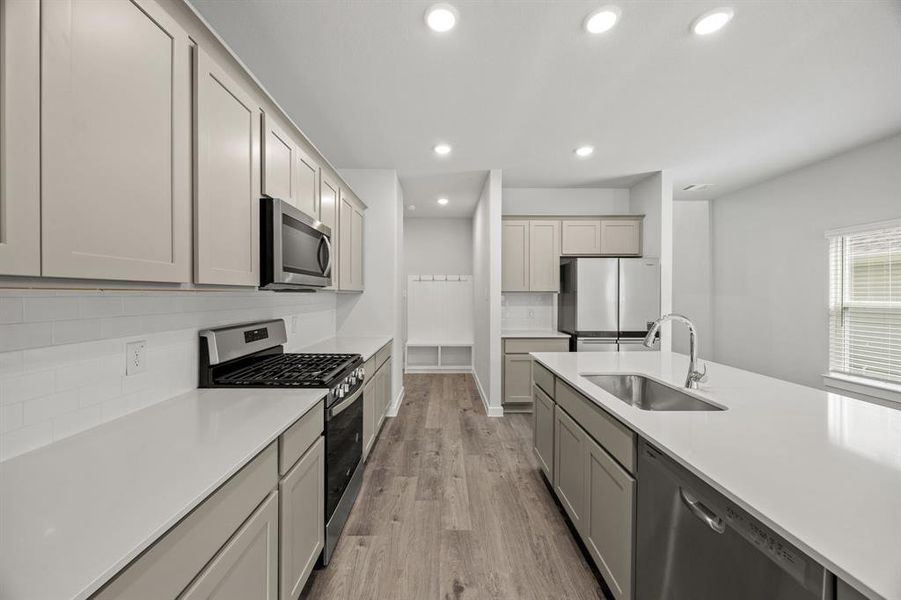 Furnished interior view inside a new home in Ambergrove, Royse City (Image 9). Furnished interior view inside a new home in Ambergrove, Royse City (Image 9).