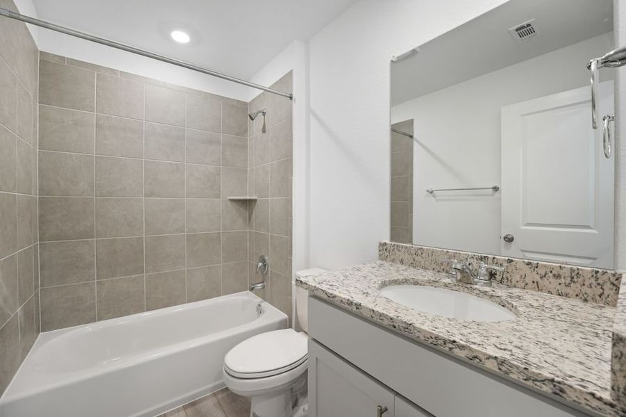 Furnished interior view inside a new home in Longview, Del Valle (Image 7).