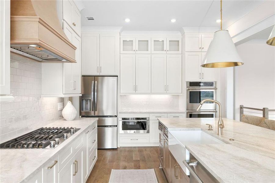 Furnished interior view inside a new home in , Dawsonville (Image 53).