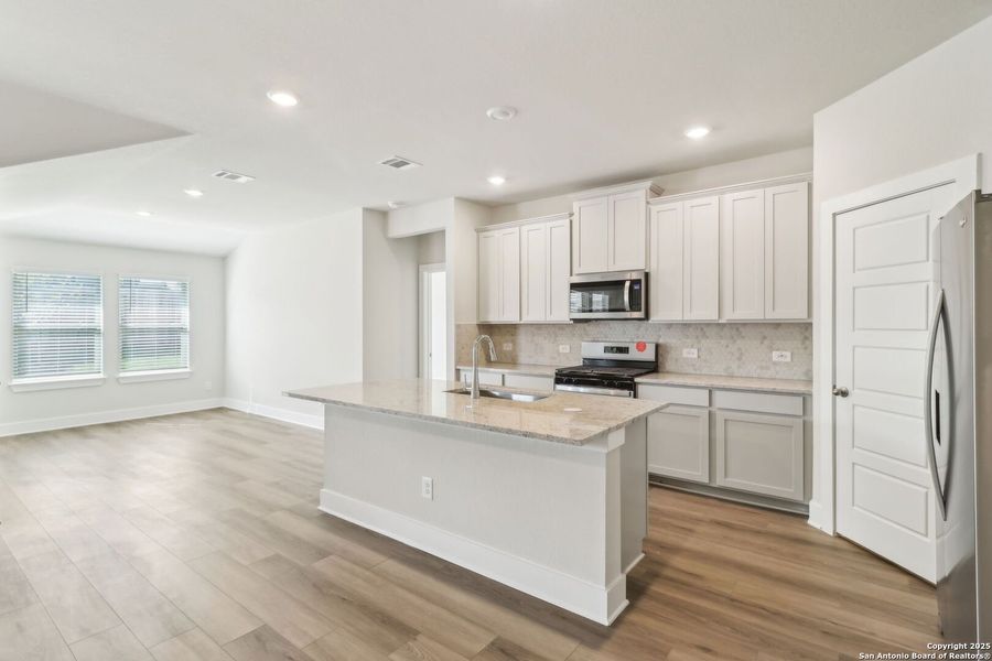 Furnished interior view inside a new home in Comanche Ridge, San Antonio (Image 6).