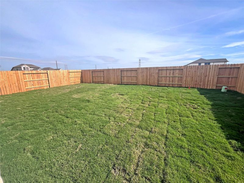 The Oakshire II- Rear Yard