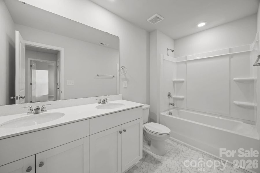 Furnished interior view inside a new home in Townes at Ribbon Walk, Charlotte (Image 7).