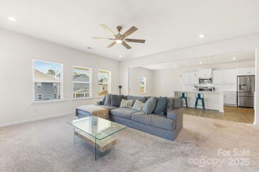 Furnished interior view inside a new home in Wilora Pond, Charlotte (Image 5). Furnished interior view inside a new home in Wilora Pond, Charlotte (Image 5).