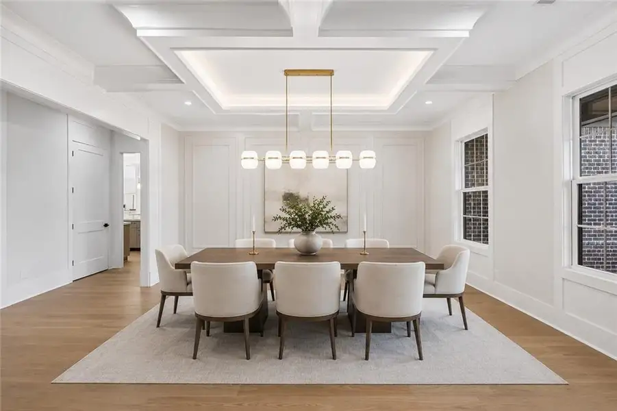 Furnished interior view inside a new home in , Buford (Image 14).