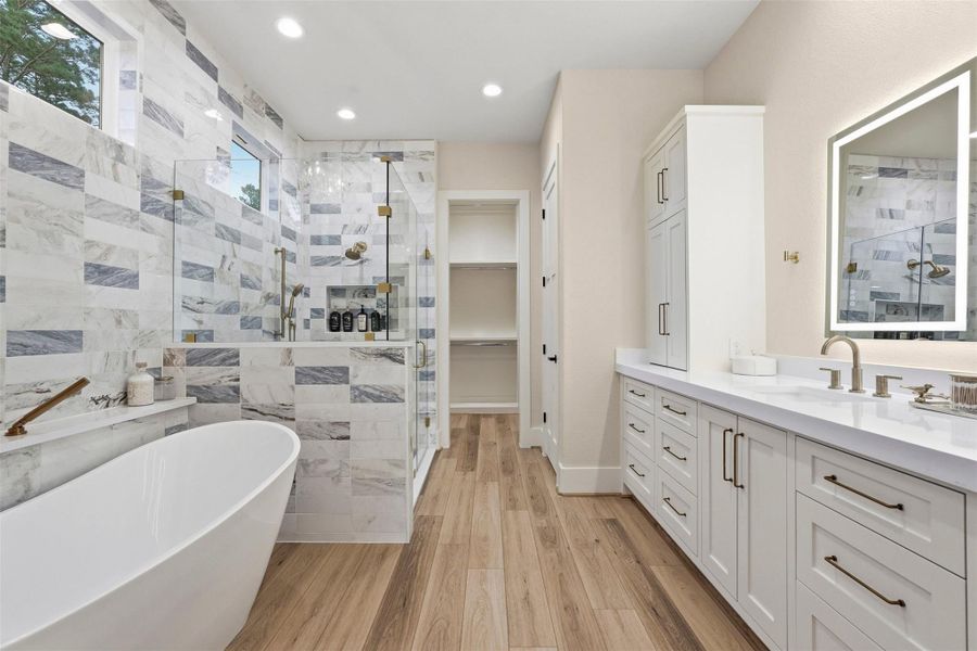 Primary Bath is Like a Spa!