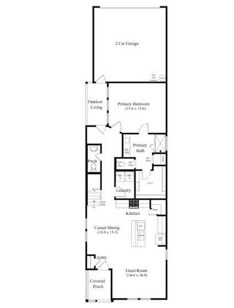 2D floor plan layout of this home in Spring Creek, Taylor, TX (Image 2). 2D floor plan layout of this home in Spring Creek, Taylor, TX (Image 2).