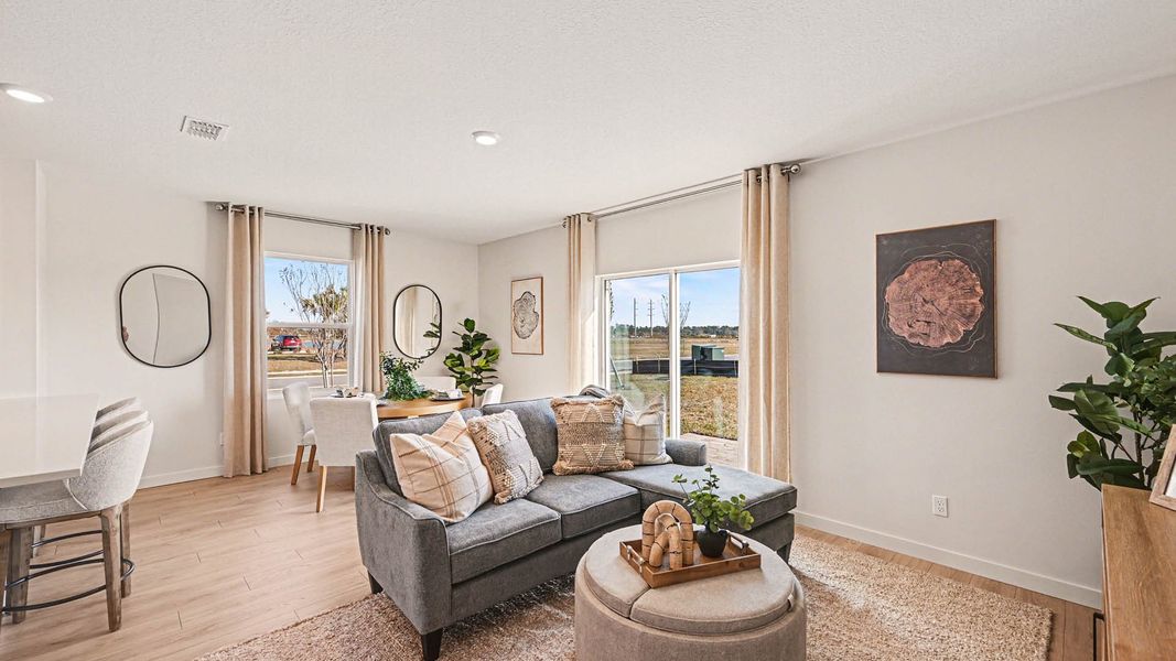 Representative furnished interior of a home built from the San Marco Exterior by D.R. Horton in Venetian Grove, Vero Beach (Image 12).