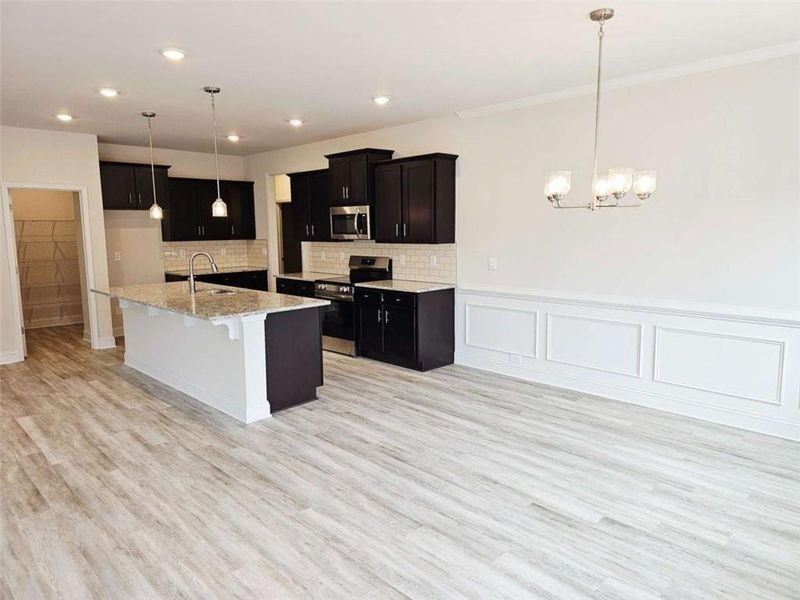 Furnished interior view inside a new home in Park Place, Bowdon (Image 5).