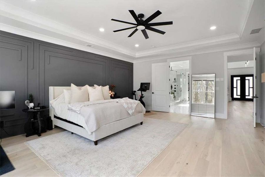 Furnished interior view inside a new home in , Hoschton (Image 38).