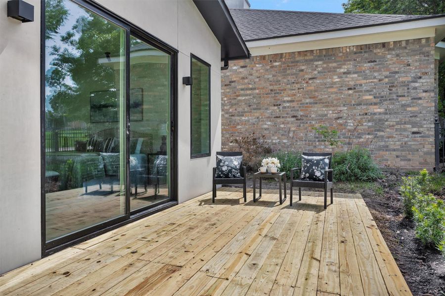 Exterior details and patio area of a home in , Montgomery (Image 25).