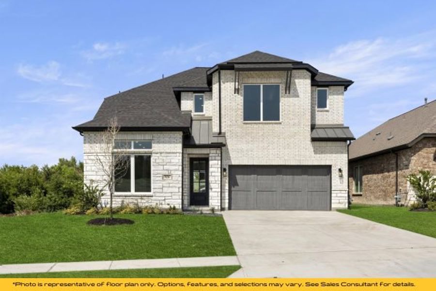 Representative exterior photo of a completed home built from the The Barbados by Stonefield Homes in The Highlands, Rockwall, TX (Image 30).