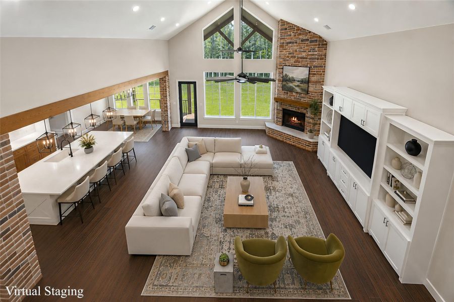 Furnished interior view inside a new home in , Huntsville (Image 31). Furnished interior view inside a new home in , Huntsville (Image 31).