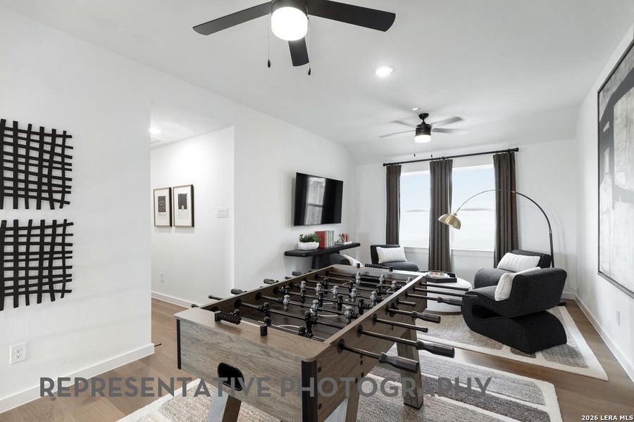 Furnished interior view inside a new home in Mayfair, New Braunfels (Image 38).