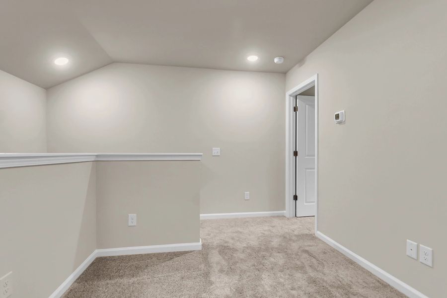 Similar Palmetto floorplan for inspiration - features and finishes vary