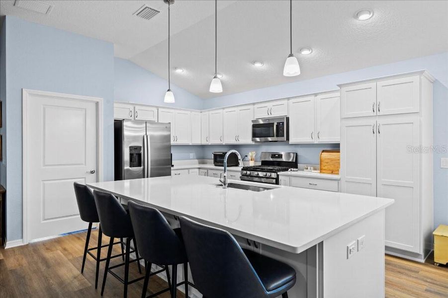 Furnished interior view inside a new home in , The Villages (Image 9).