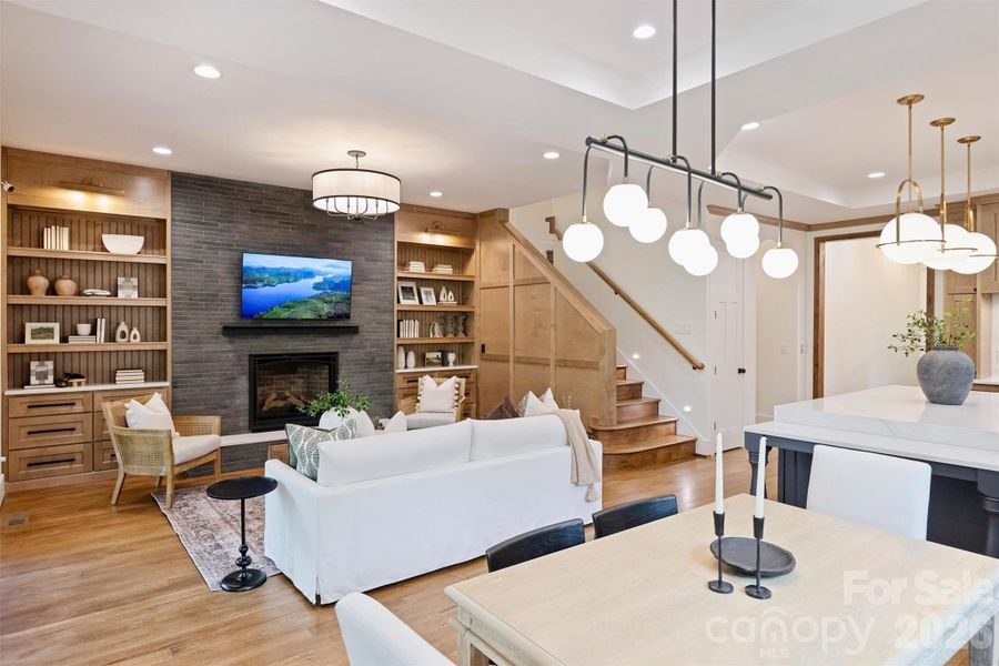 Furnished interior view inside a new home in , Charlotte (Image 33).