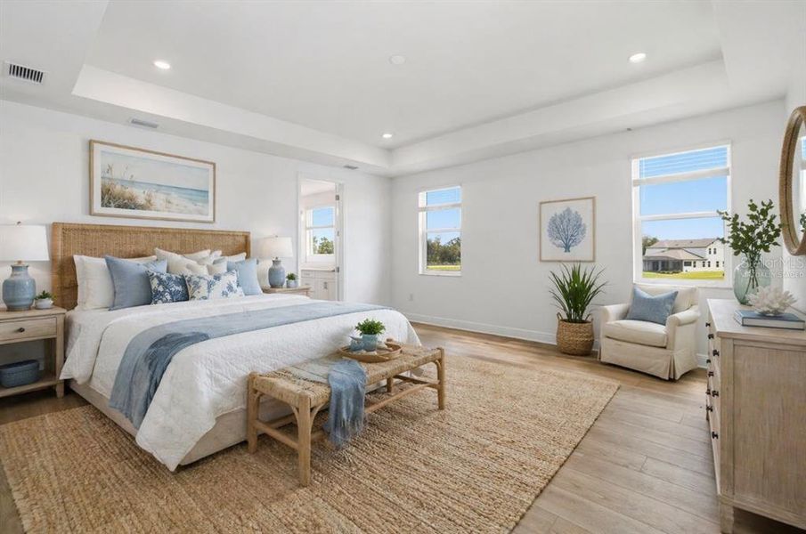 Furnished interior view inside a new home in Creeks Edge at Twin Rivers, Parrish (Image 19).