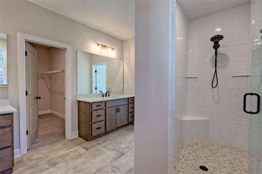 Furnished interior view inside a new home in , Clarkesville (Image 40).