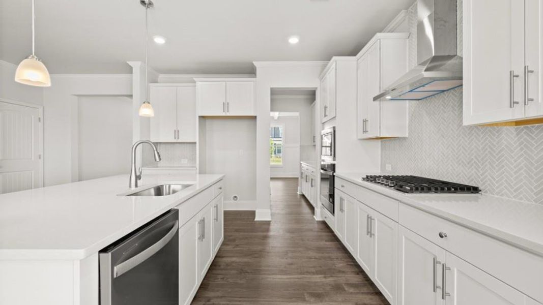 Furnished interior view inside a new home in Hamptons at Riverwood East, Dallas (Image 9).