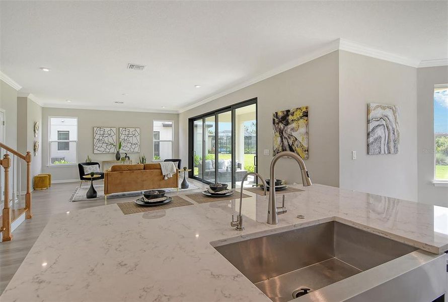 Furnished interior view inside a new home in , Nokomis (Image 14).