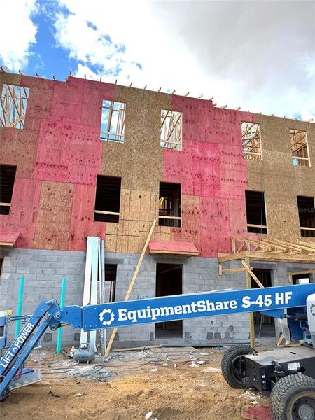 In-progress construction of a new home in Parkview at Hamlin, Winter Garden, FL (Image 6).