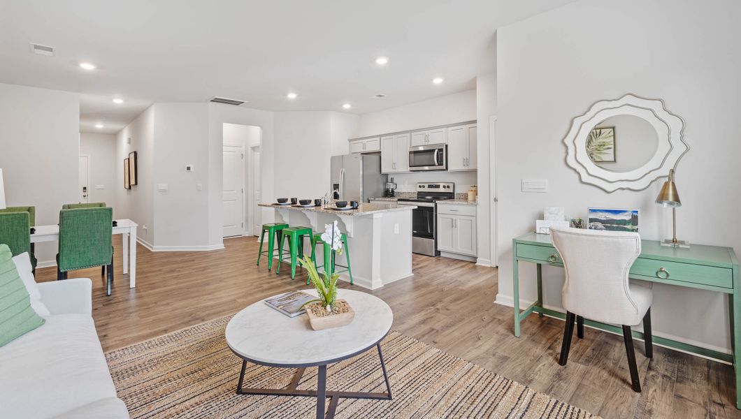 Furnished interior view inside a new home in Covington Village, Greer (Image 18).