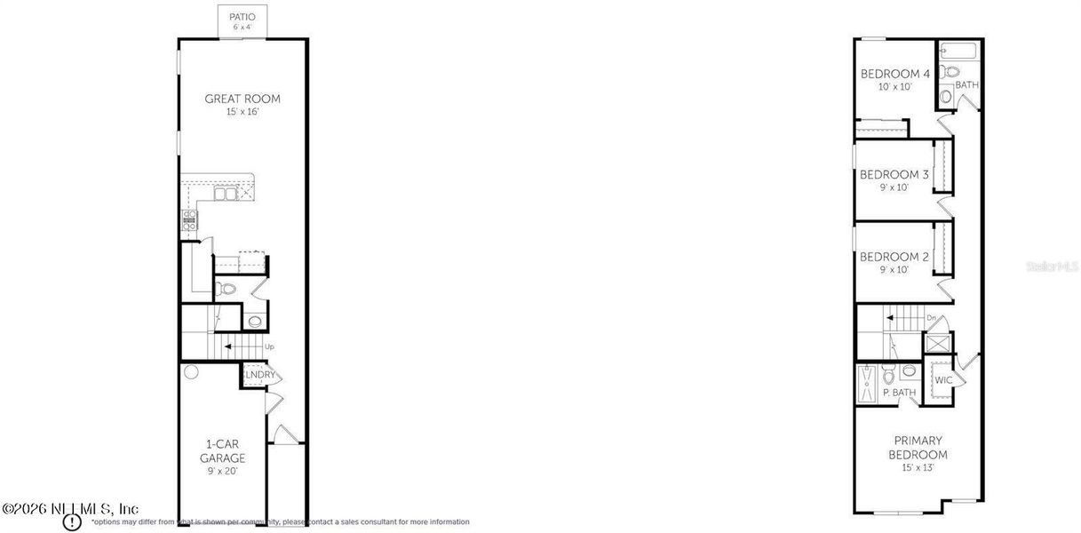 2D floor plan layout of this home in , Jacksonville, FL (Image 3).
