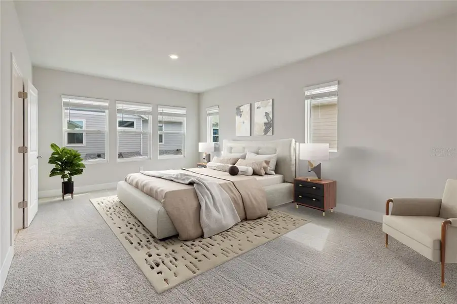 Furnished interior view inside a new home in , Parrish (Image 10).