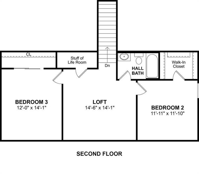 The Sweet Pea floor plan by K. Hovnanian Homes. 2nd Floor shown. *Prices, plans, dimensions, features, specifications, materials, and availability of homes or communities are subject to change without notice or obligation.