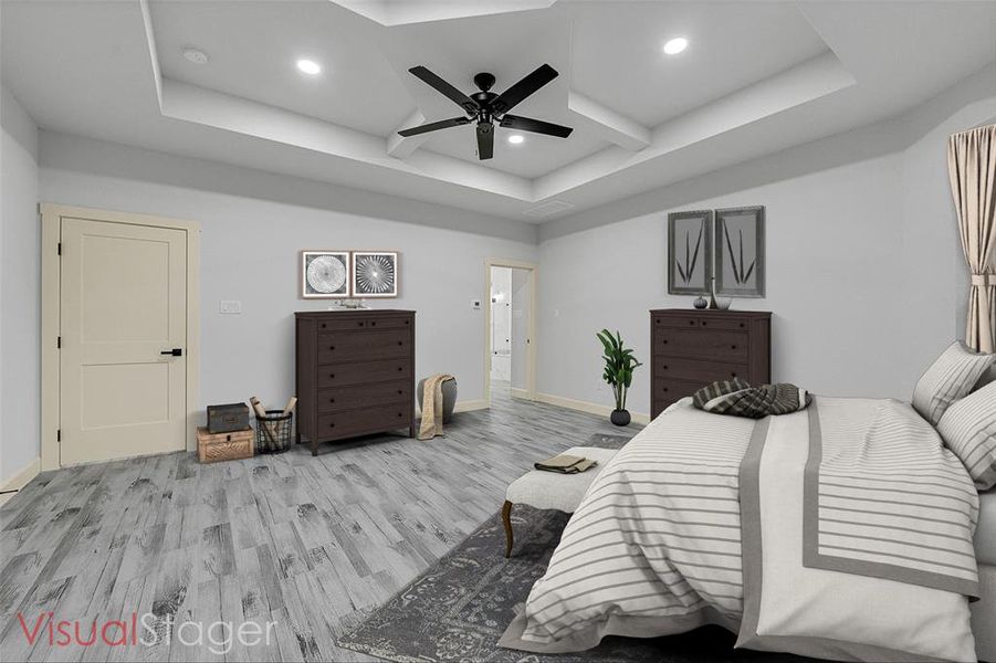 Master Bedroom Virtually Staged