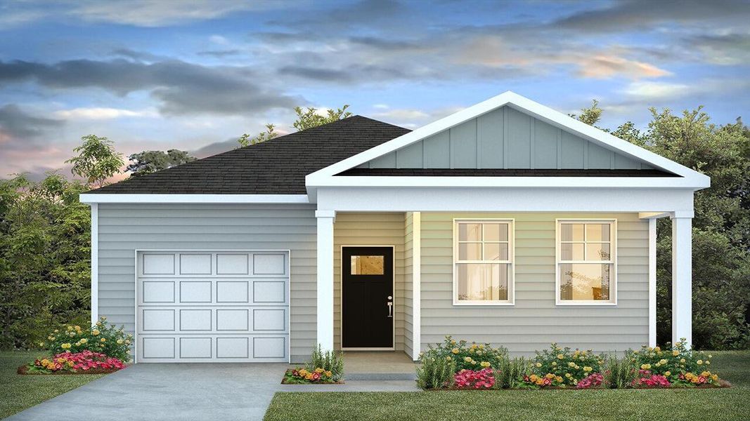 Front exterior of a new home in Sheep Island, Summerville, SC, highlighting curb appeal (Image 1). Front exterior of a new home in Sheep Island, Summerville, SC, highlighting curb appeal (Image 1).