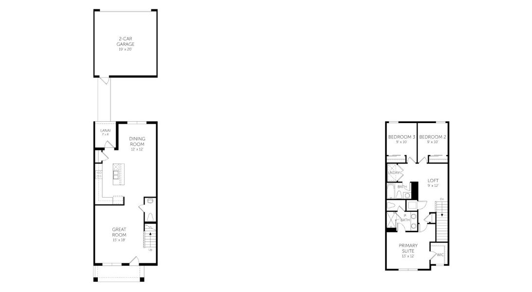 2D floor plan layout of this home in Serenade at Ovation, Winter Garden, FL (Image 2). 2D floor plan layout of this home in Serenade at Ovation, Winter Garden, FL (Image 2).