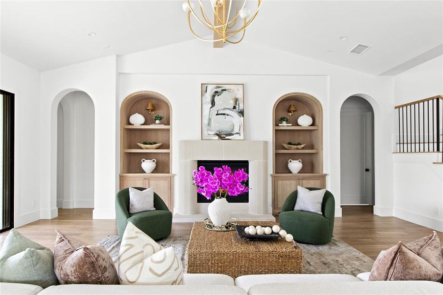 Furnished interior view inside a new home in , Dallas (Image 5).