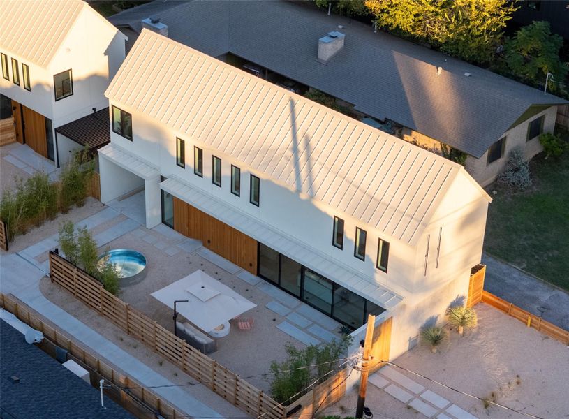 Exterior details and patio area of a home in , Austin (Image 31). Exterior details and patio area of a home in , Austin (Image 31).