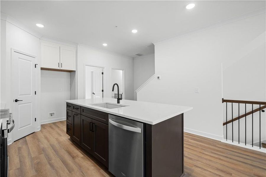 Furnished interior view inside a new home in , Canton (Image 8).